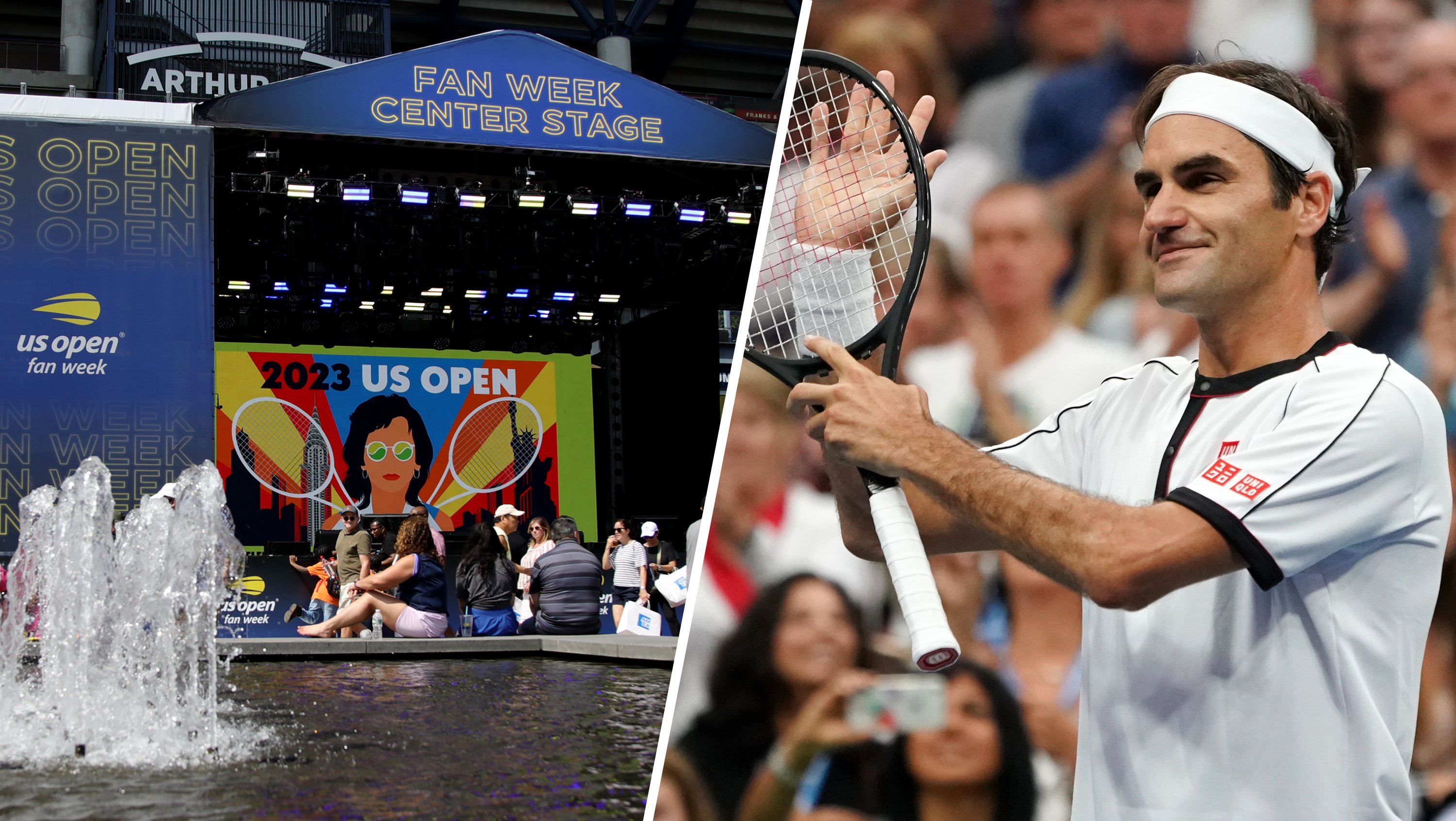2026 US Open fan week: How to attend for free and see Roger Federer on the court