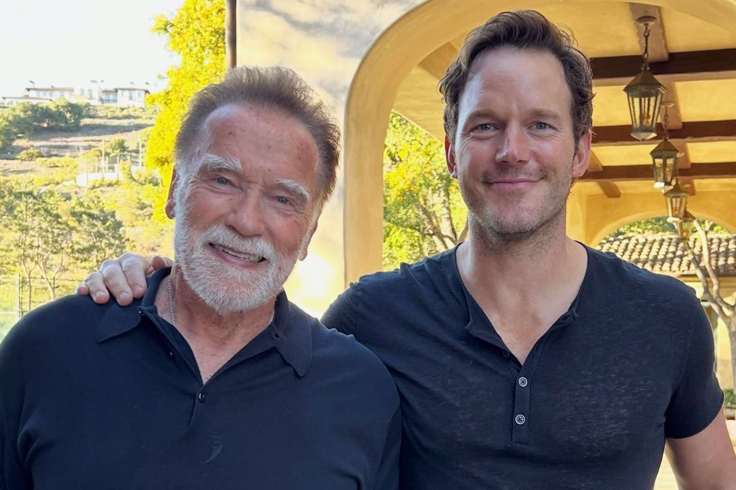 Chris Pratt wishes father-in-law Arnold Schwarzenegger ‘many more years of suspiciously coordinated outfits’ in funny 79th birthday tribute