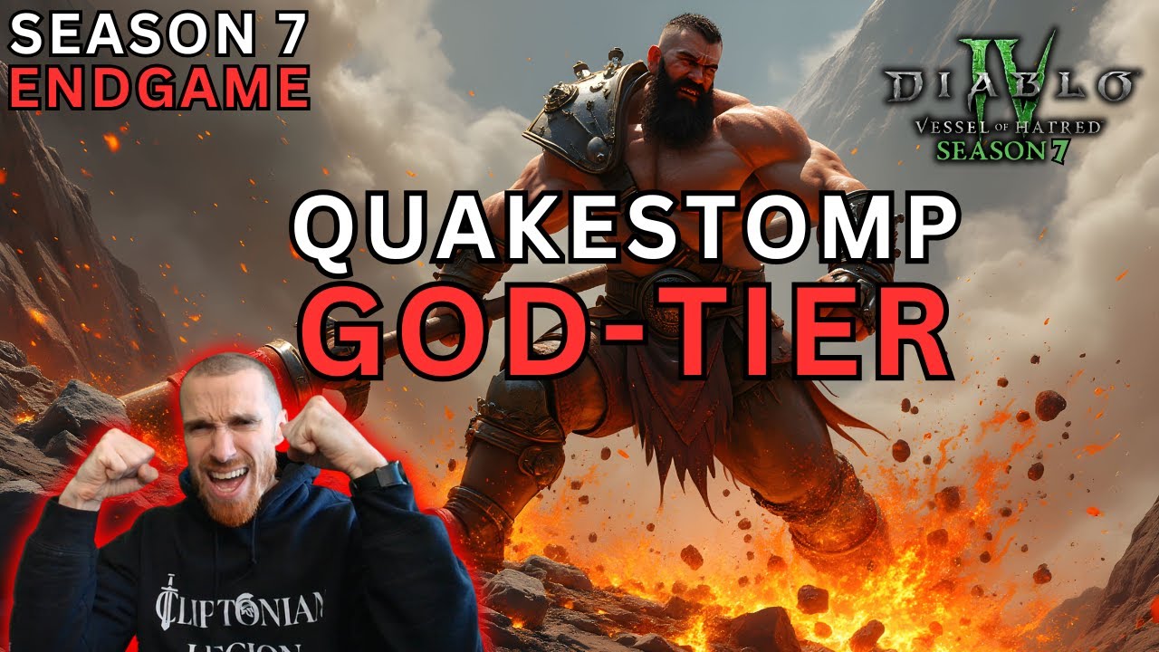 Diablo 4 season 7: Ultimate barbarian endgame build (Quakestomp)