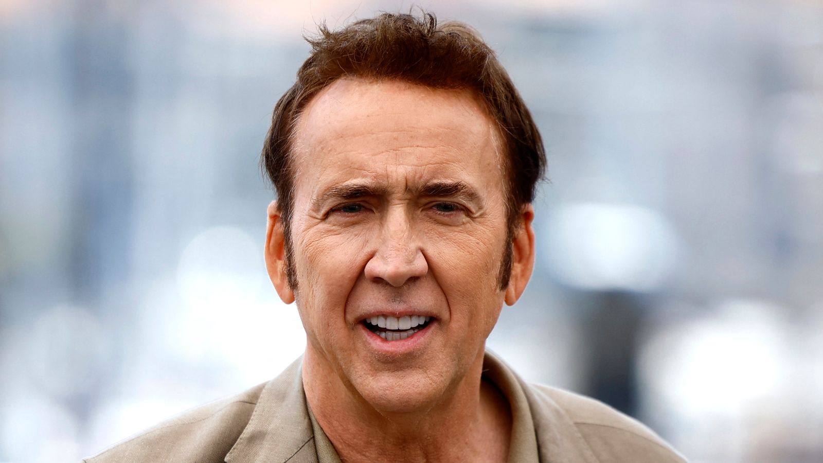 Cage promoting The Surfer at the 2024 Cannes Film Festival. Pic: Reuters