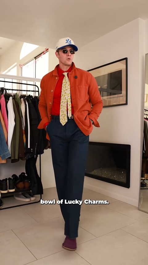 Every color of the rainbow in one outfit challenge
