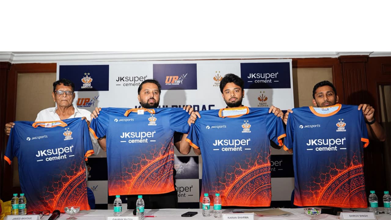 Kashi Rudras unveil new UPT20 jersey inspired by Lord Shiva's legacy