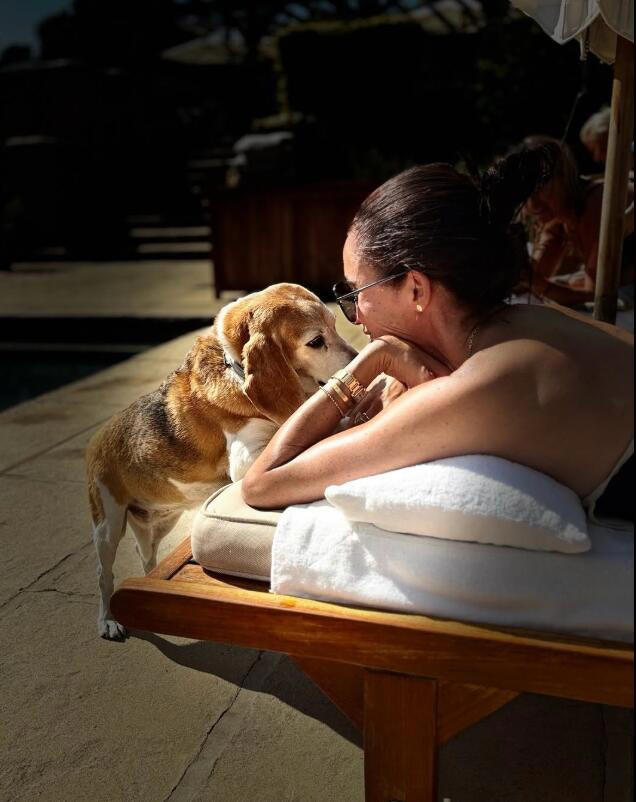 Meghan shared a carousel of snaps from their holiday