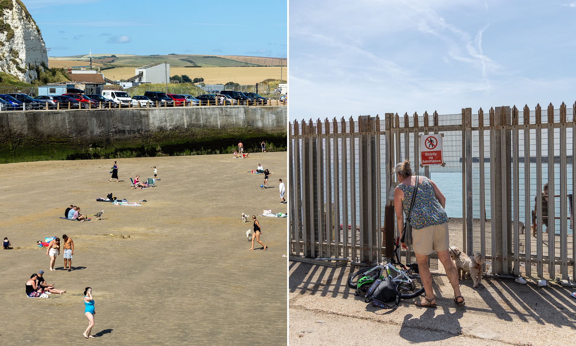 Fight over French-owned Sussex beach becomes gun battle as angry resident shoots £5,000 camera