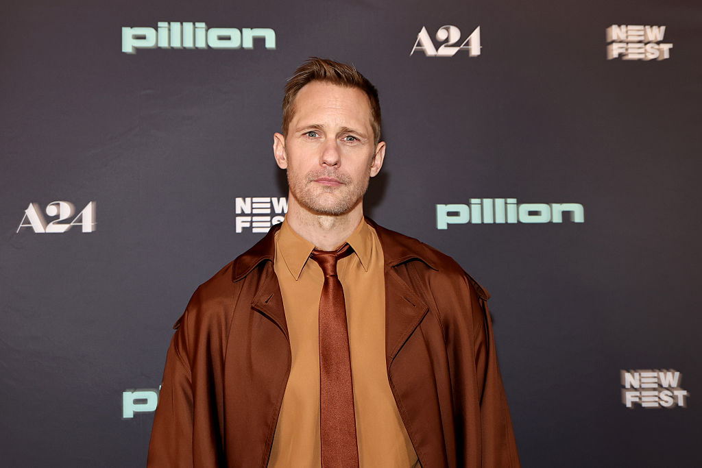 Alexander Skarsgård becomes Olivia Colman's wicker husband in bizarre ...