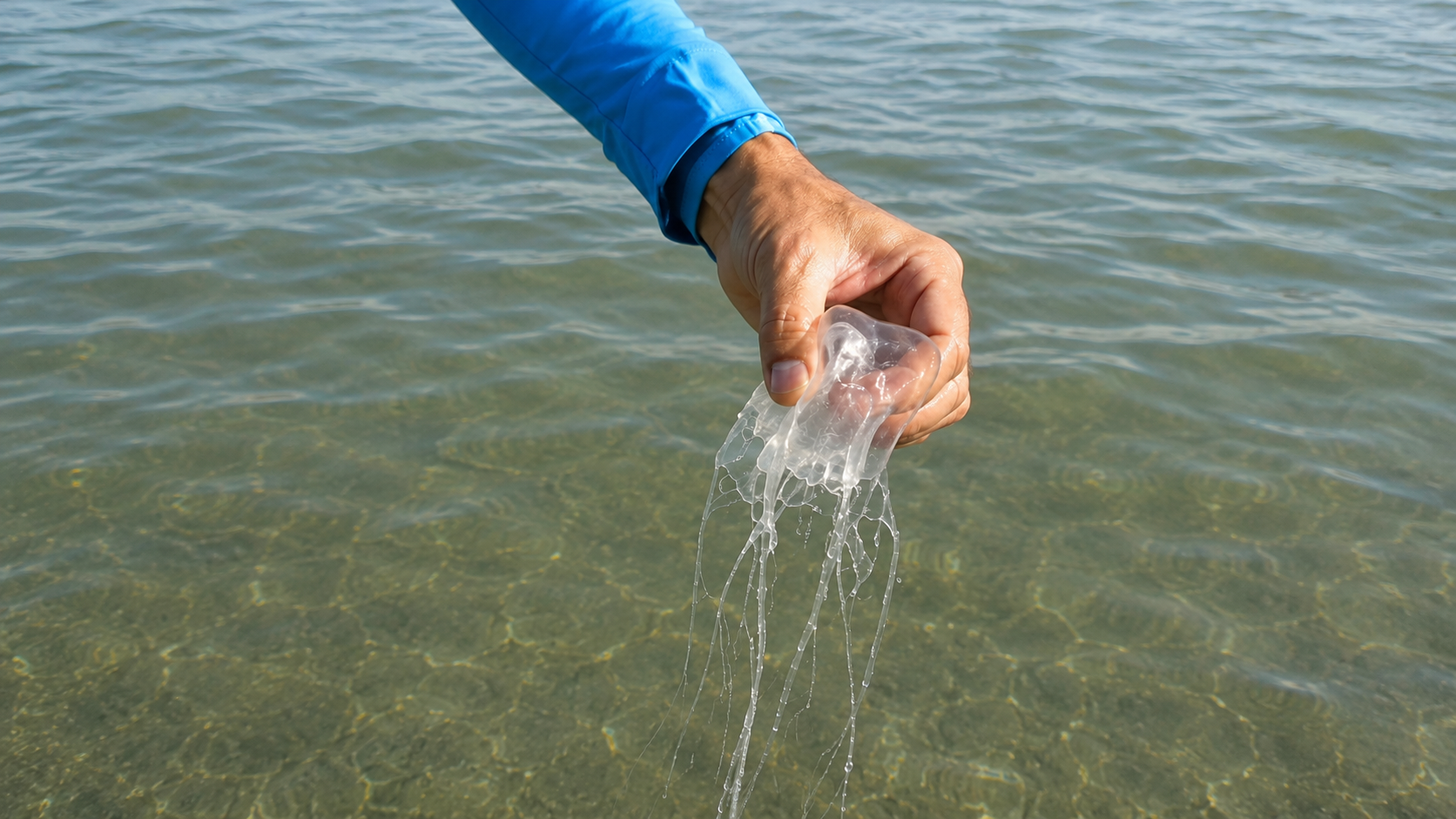 Watch what happens when he holds the world's deadliest jellyfish with ...