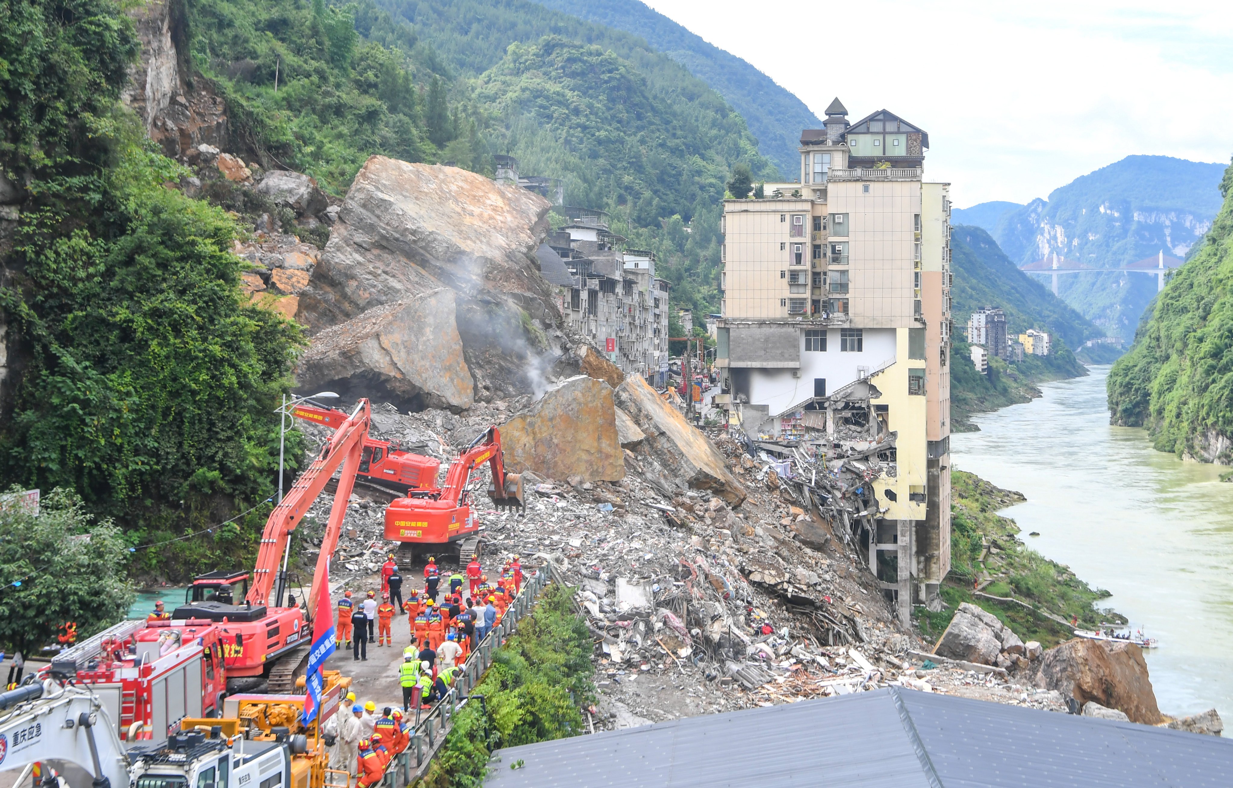 Southwest China landslide death toll rises to 51 as search and rescue ...