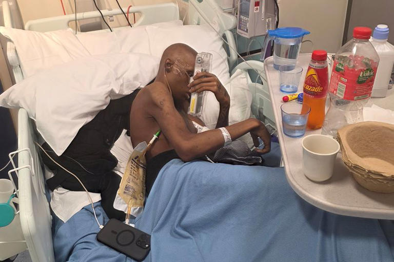 Nickodemus Dacres in hospital