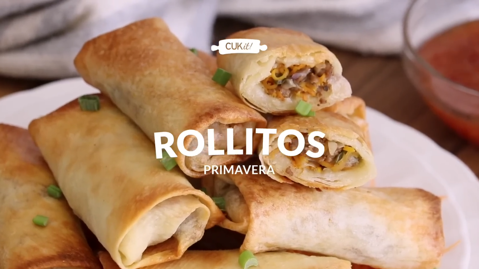 Rollitos primavera caseros crujientes al horno