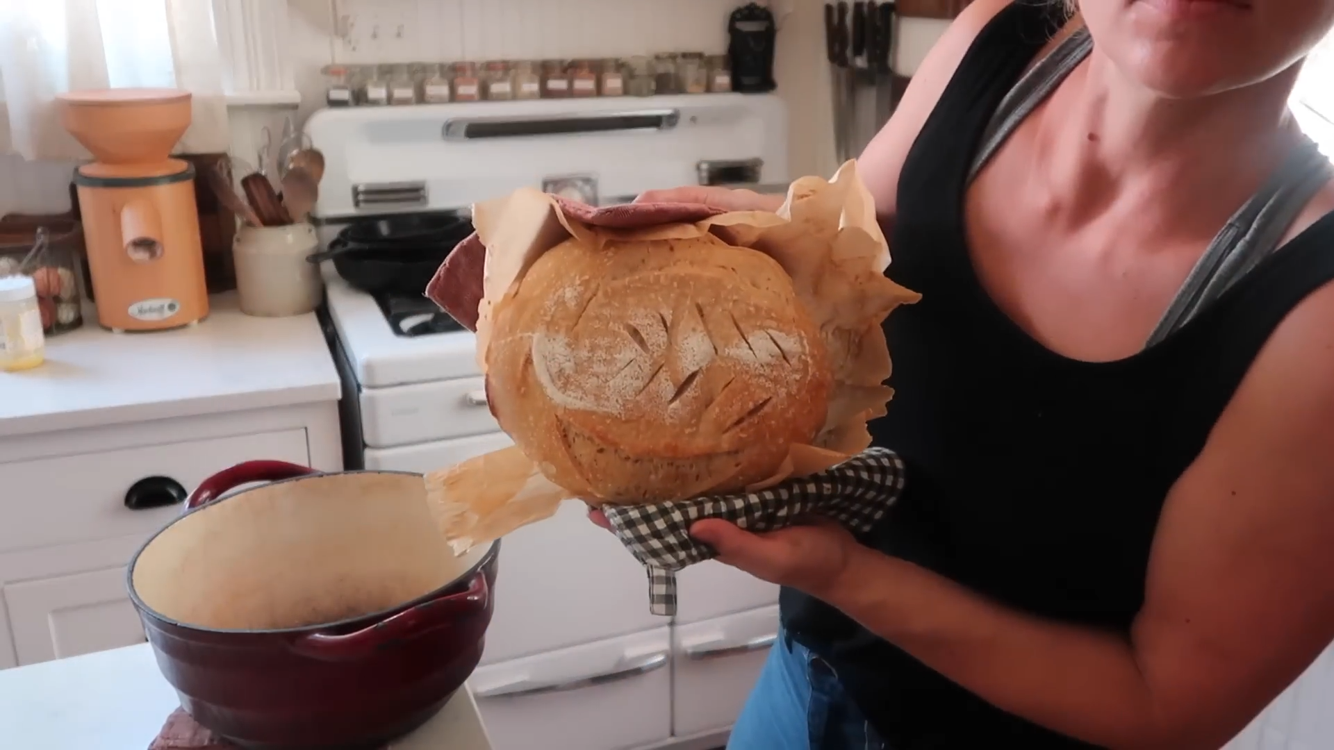 Once a week sourdough bread routine