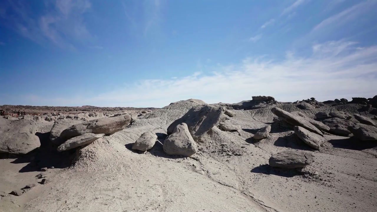 Ischigualasto, Argentina: Drone soars over Moon Valley