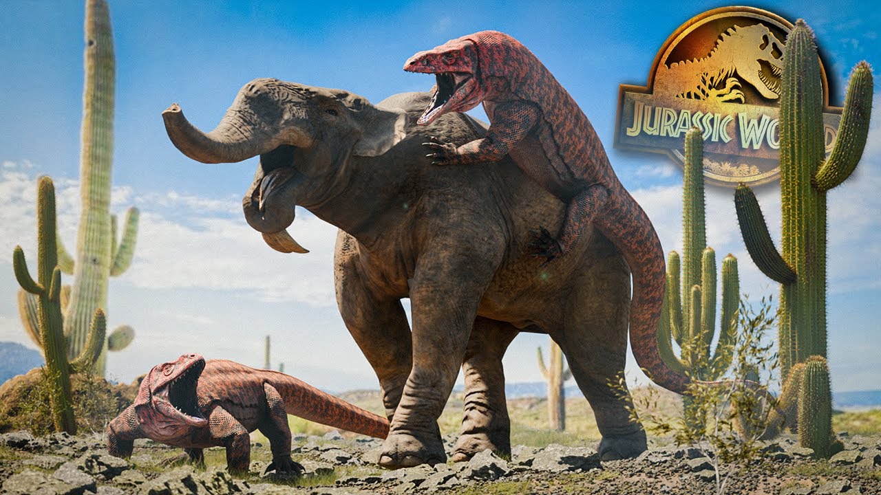 A beast battle royale erupts in Jurassic World Evolution 2 modded