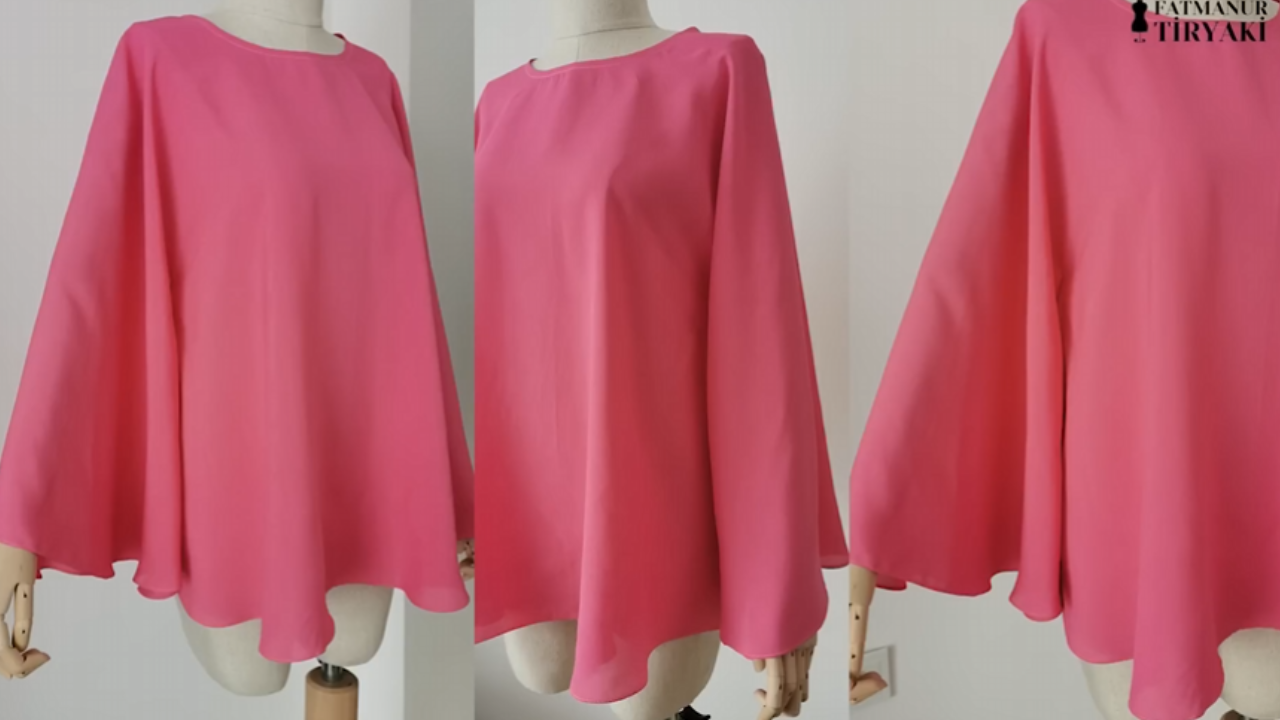 A simple sewing technique for a stylish blouse