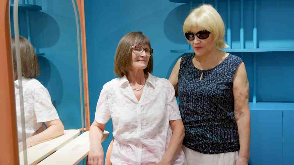 Why women over 40 are loving this simple styling trick for red outfits