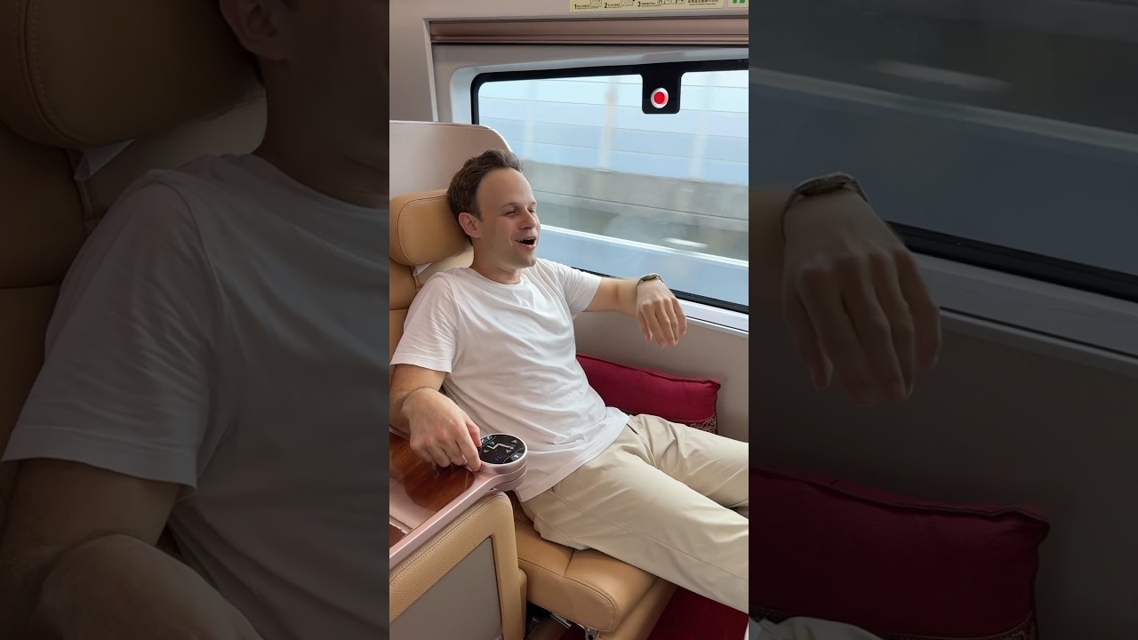 China's business class trains feel more like first class flights
