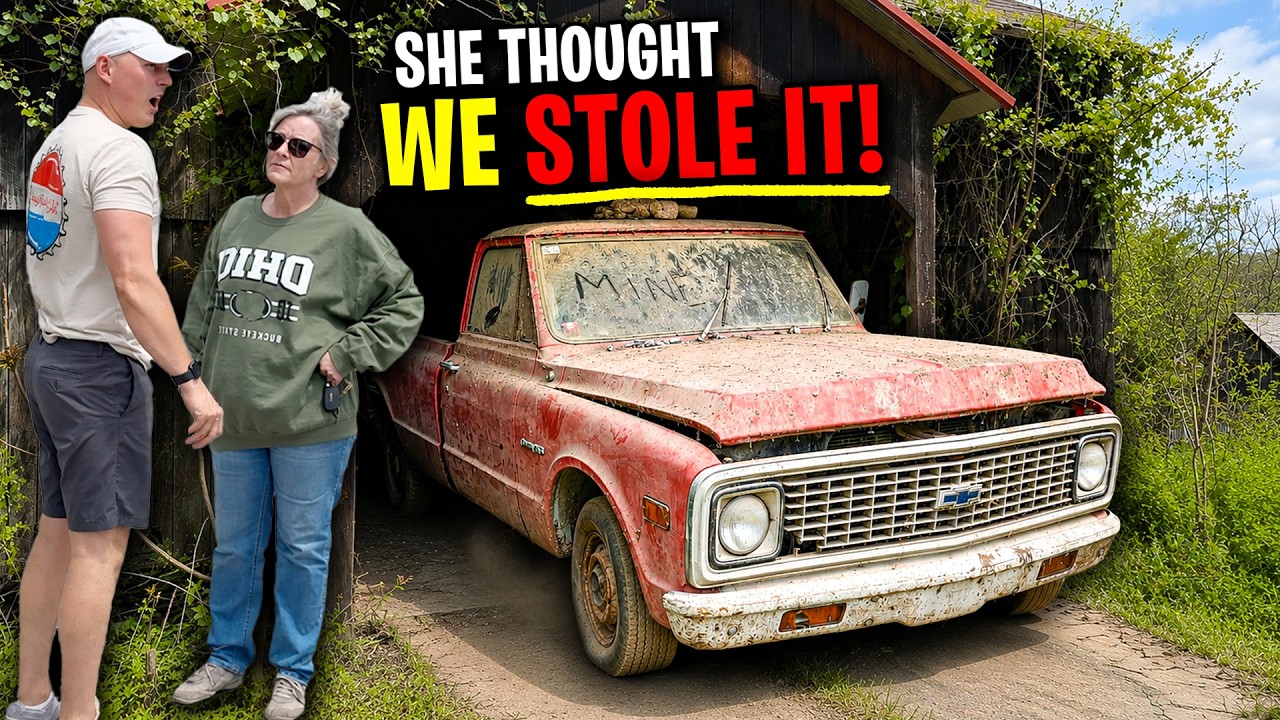 Angry farm owner gets unexpected surprise with restored C10 truck