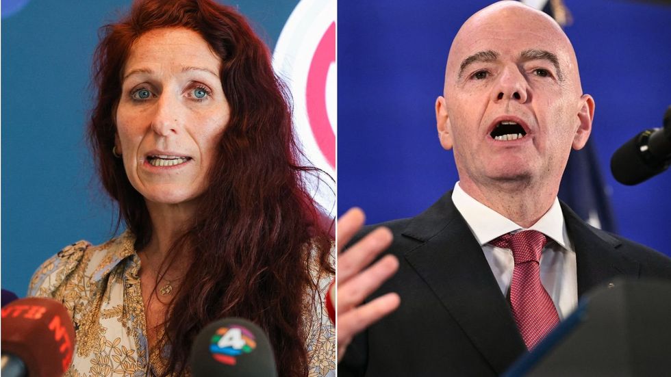 Gianni Infantino is facing fresh pressure to resign after Norwegian football chief Lise Klaveness revealed she will report the FIFA president to the organisation's Ethics Committee | Source: GETTY