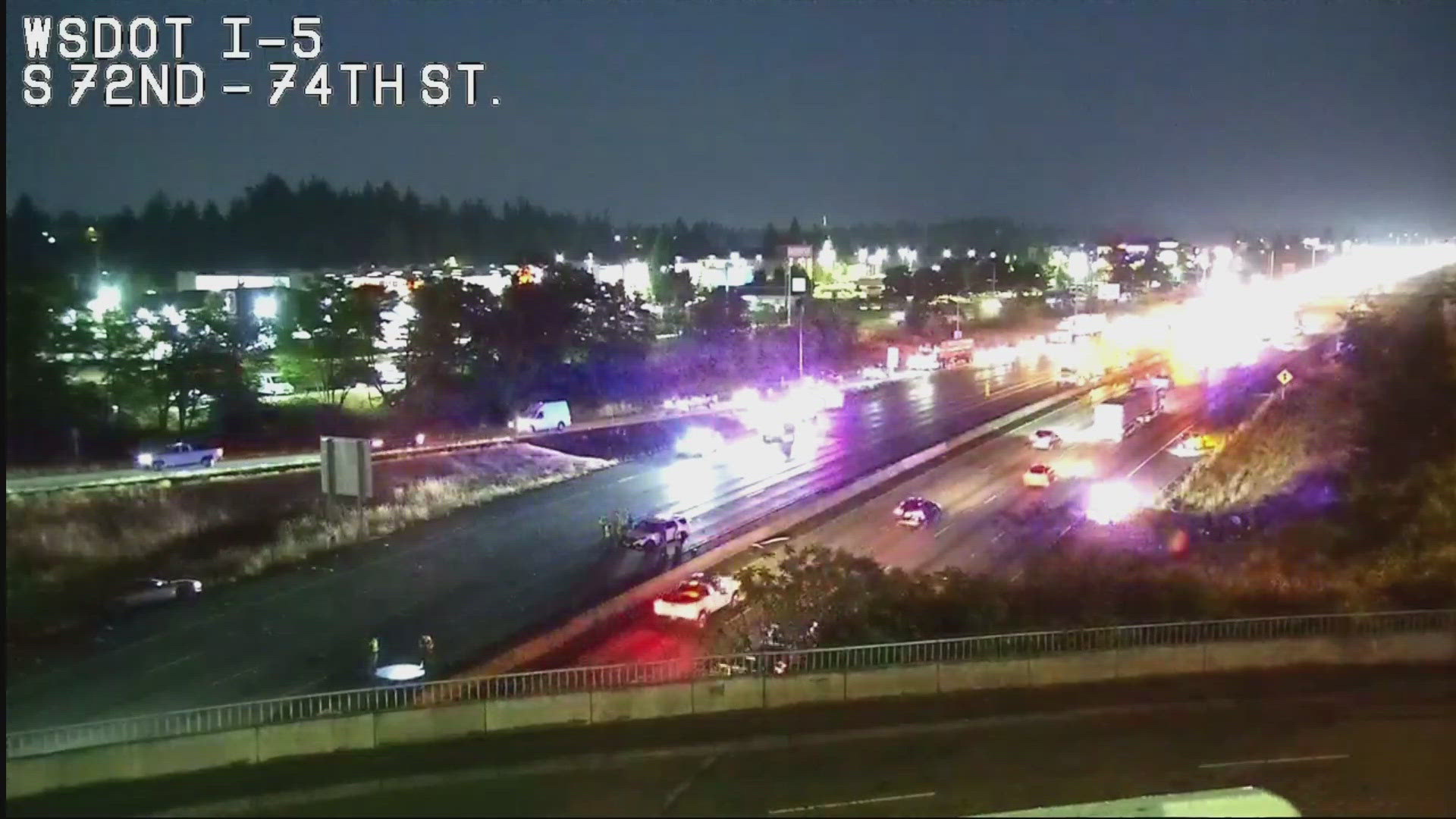 Breaking | Multi-vehicle crash blocks northbound I-5 in Tacoma