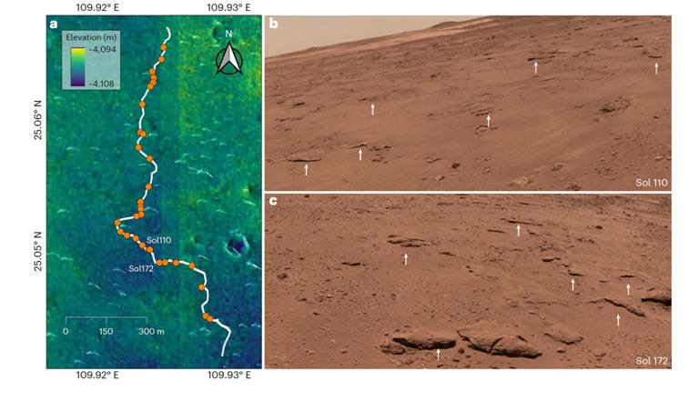China’s Mars rover finds strange crystals that may preserve ancient ...
