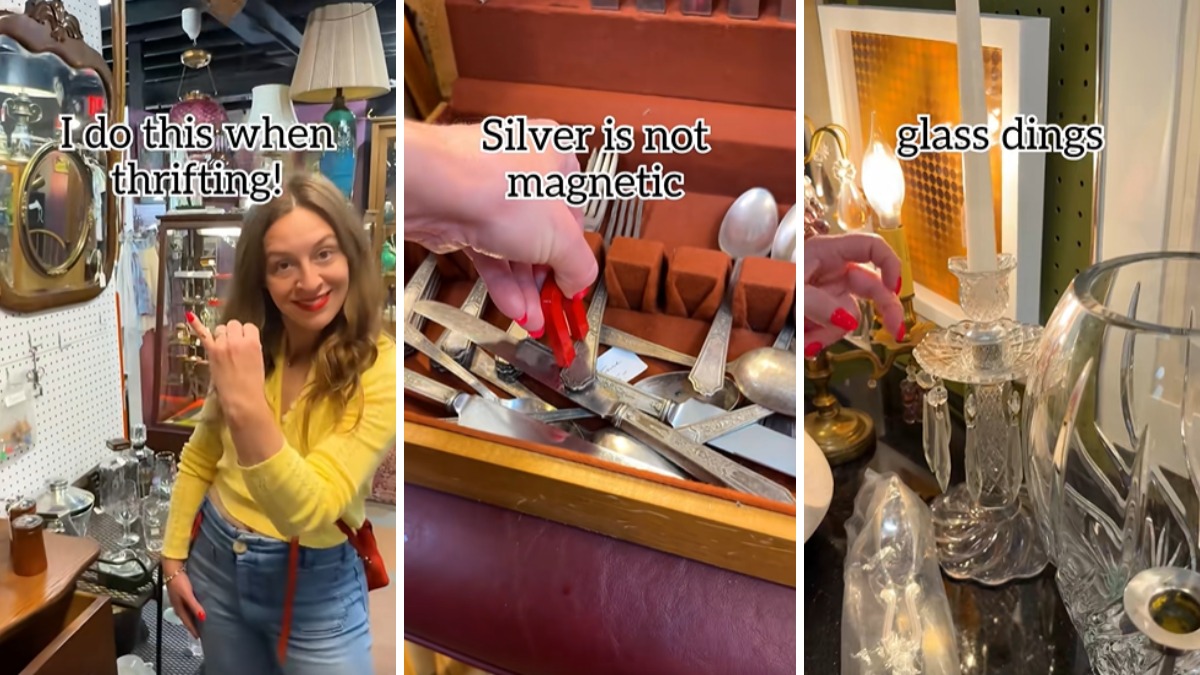 Woman reveals the thrift store test most shoppers overlook. Then she ...