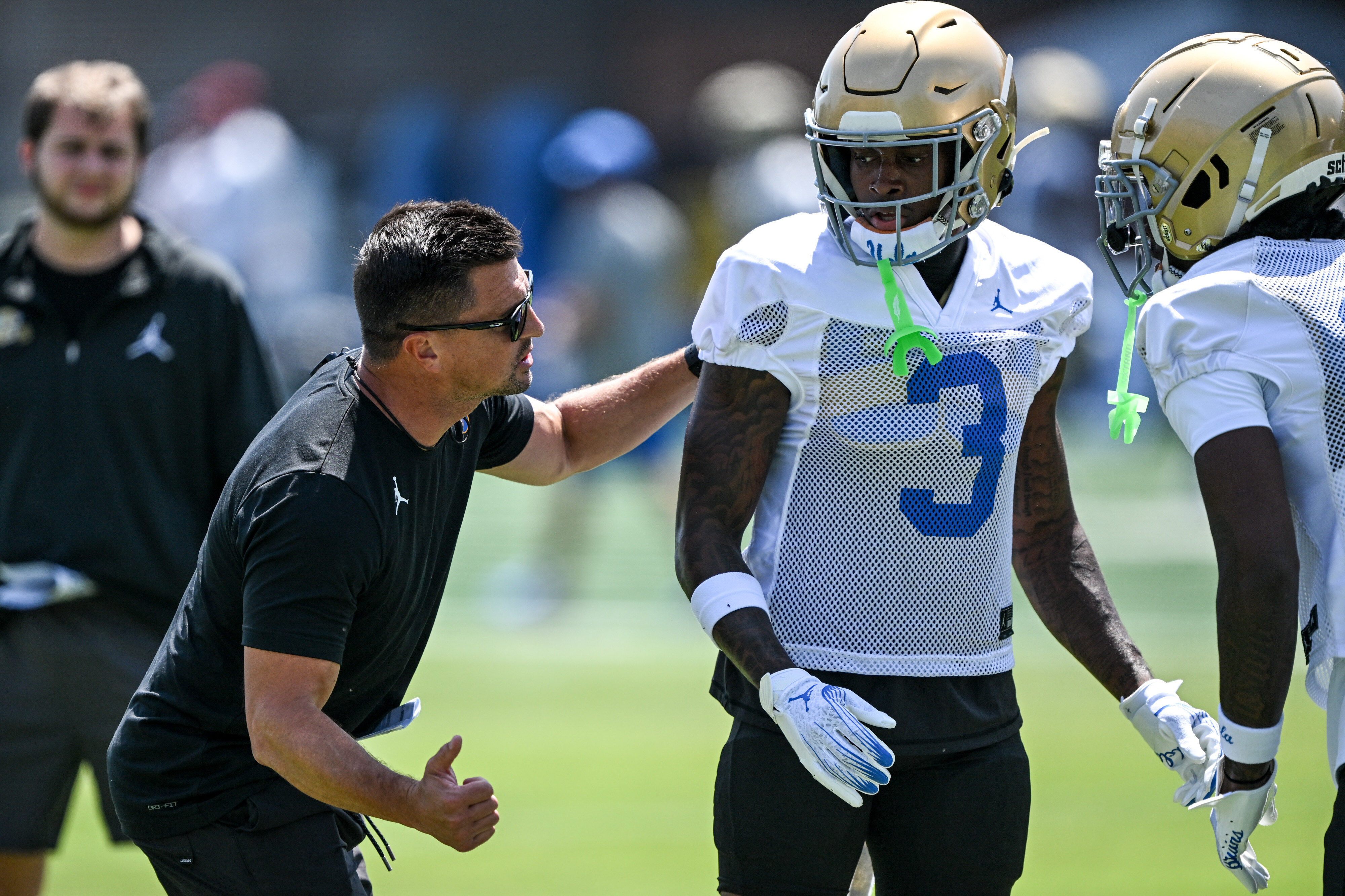 UCLA football coach Bob Chesney reflects on first preseason practice