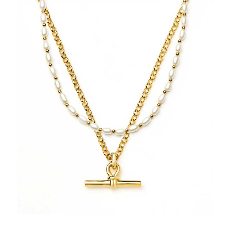 The T-bar necklace is this autumn's biggest jewellery trend