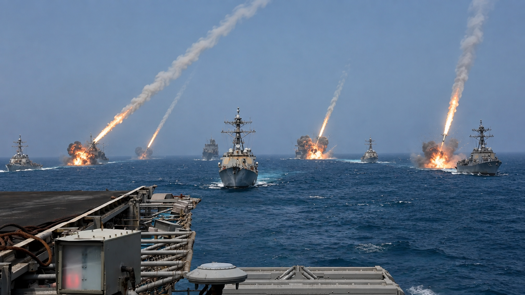 Iran threatens to attack US warships in the Strait of Hormuz - tensions ...