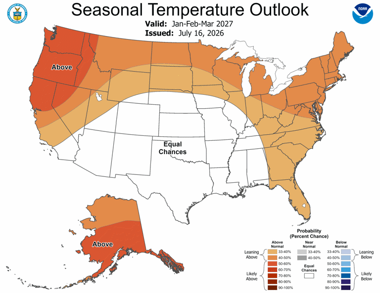 Winter weather forecast 2027: What snow map shows for NJ