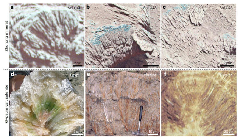China’s Mars rover finds strange crystals that may preserve ancient ...