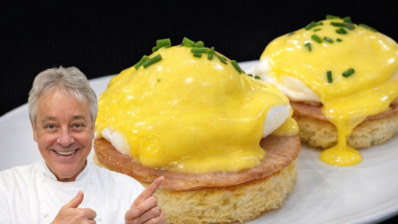 Stay in bed... I'll be right back. 5 minutes later... eggs Benedict was ...