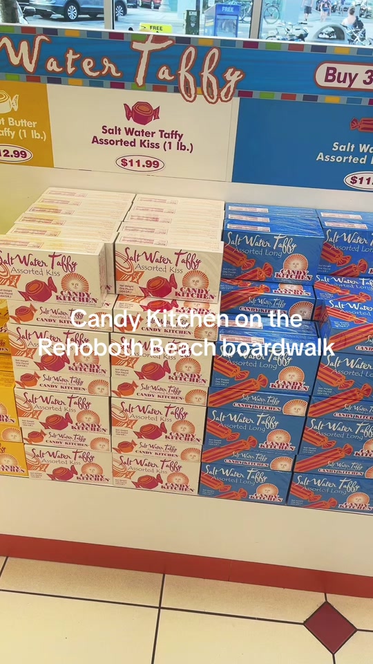 Inside Candy Kitchen at the Rehoboth Beach Boardwalk