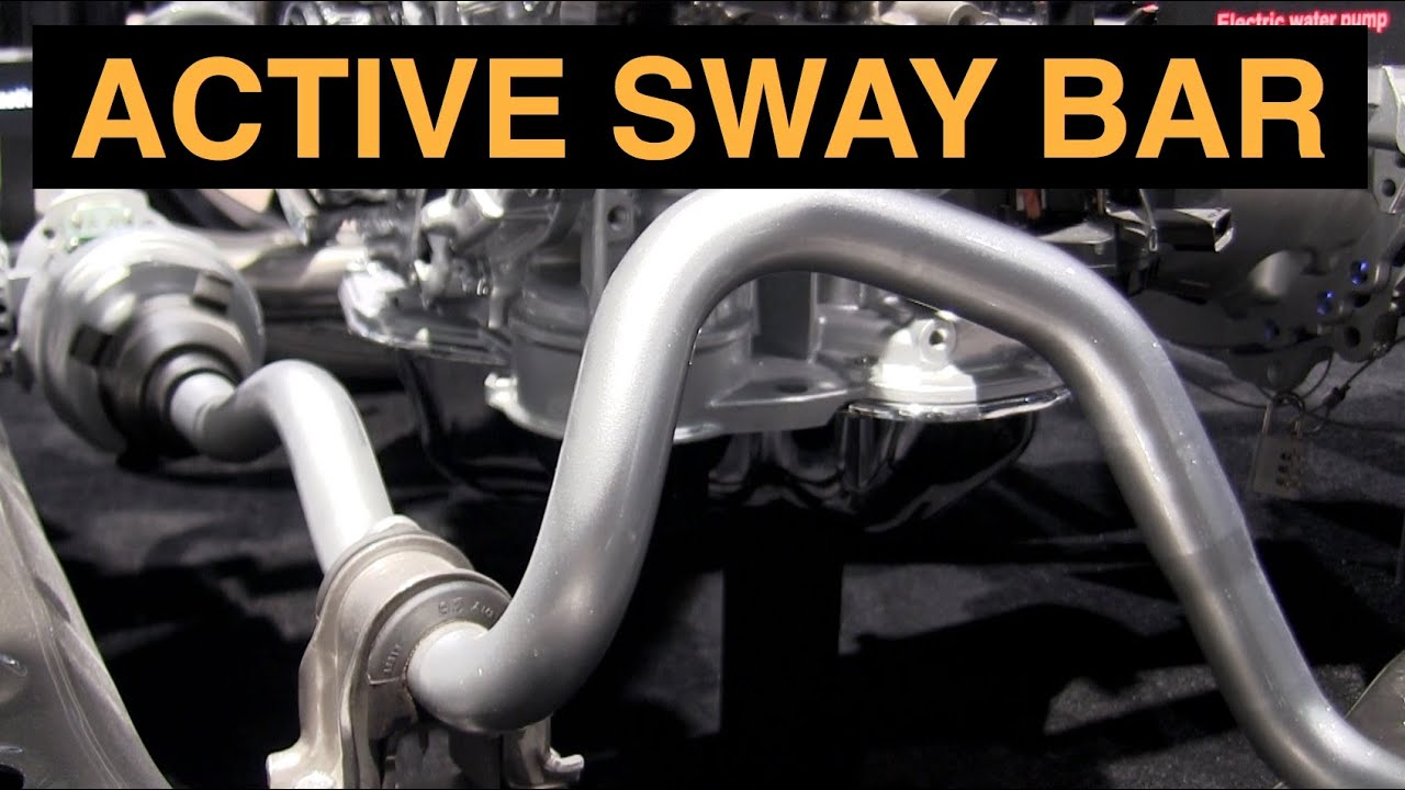 Active sway bar suspension - explained