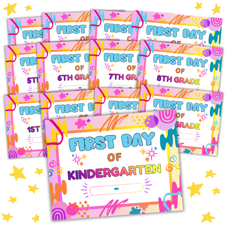 First day of school signs (free printables)