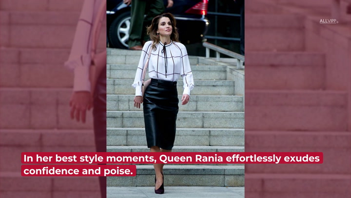 Queen Rania of Jordan's most elegant fashion moments