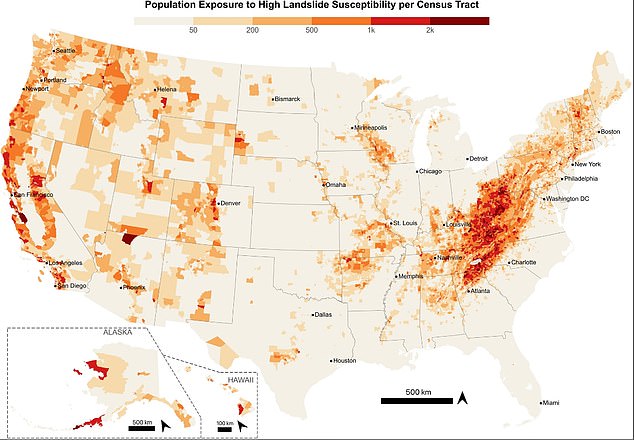 Chilling map reveals where ground could give way beneath 6.5 million Americans