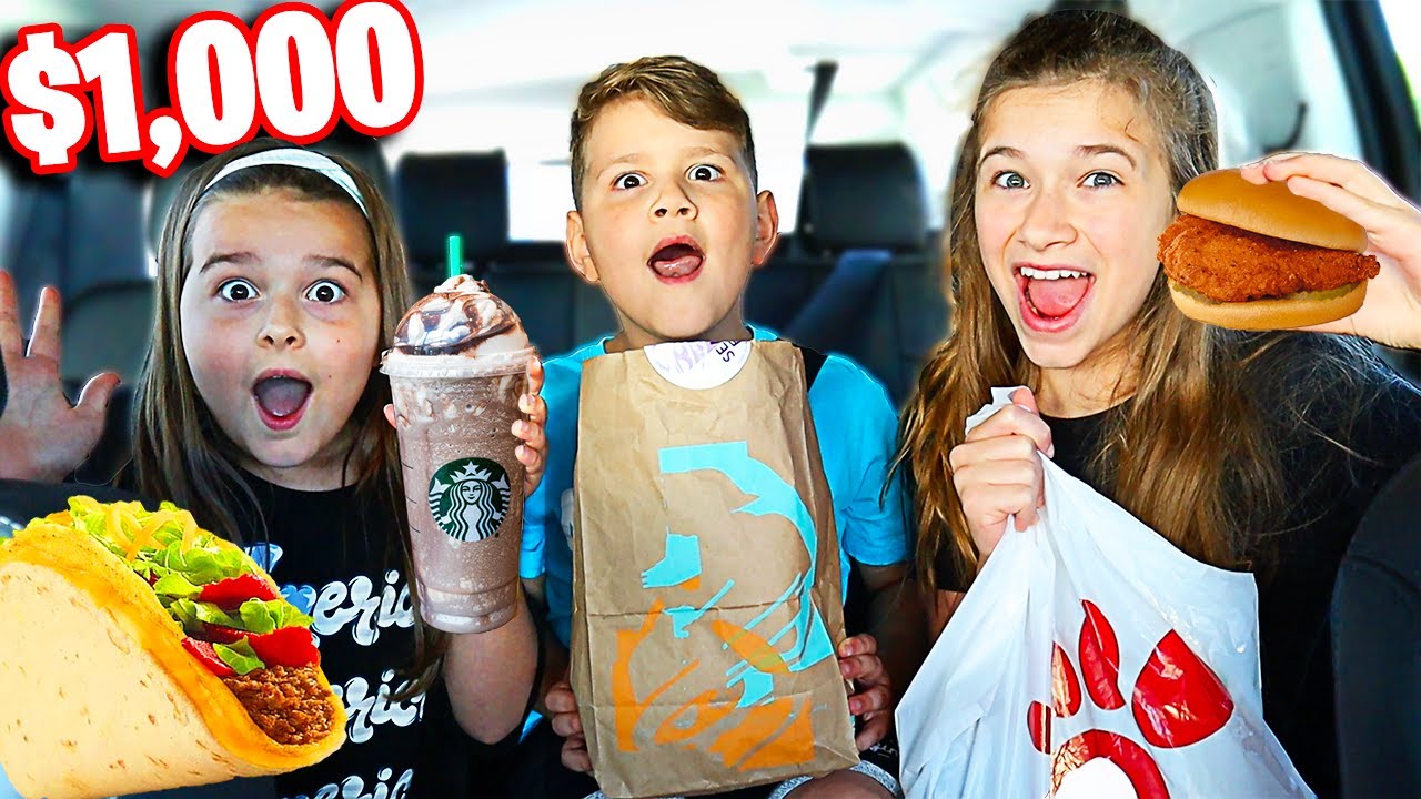 Last to stop eating fast food wins $1,000 challenge | JKrew
