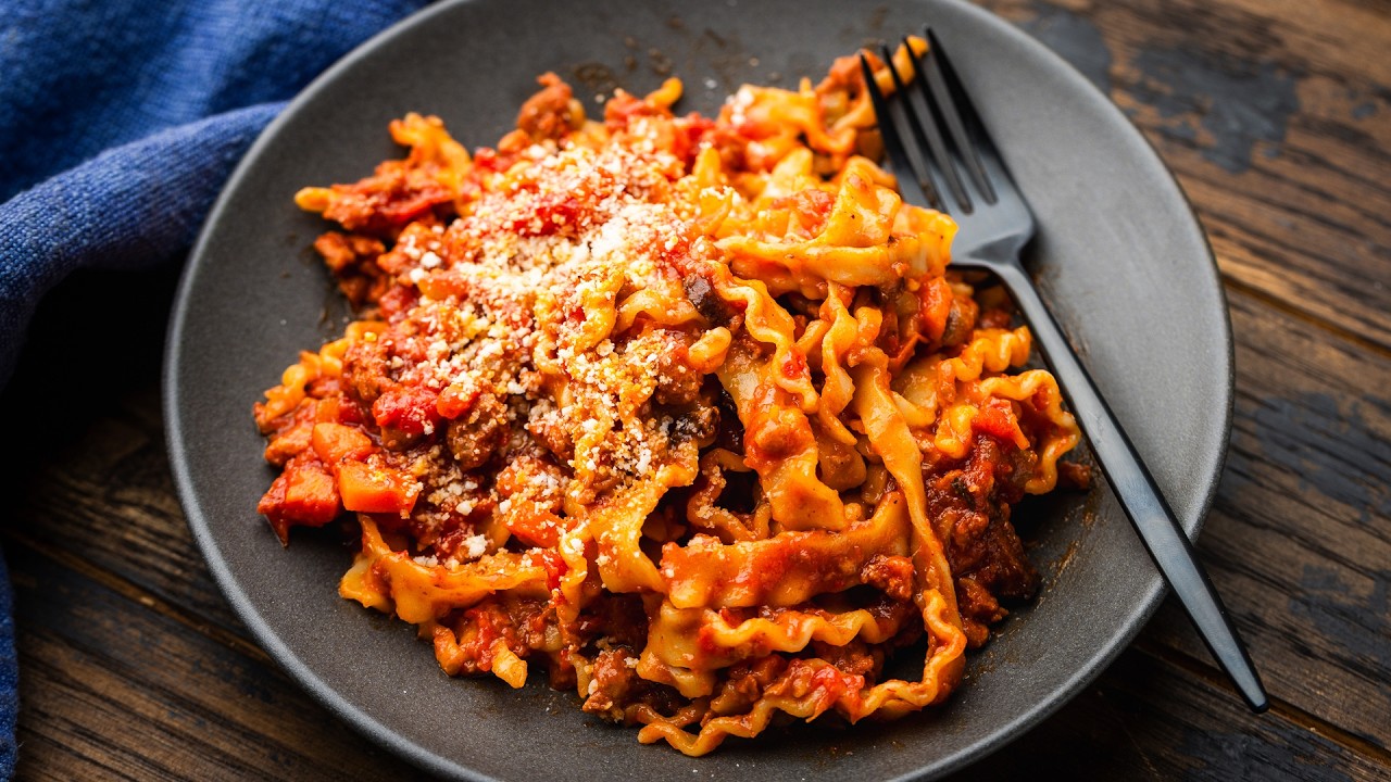 It looked like basic pasta… then it got addictive