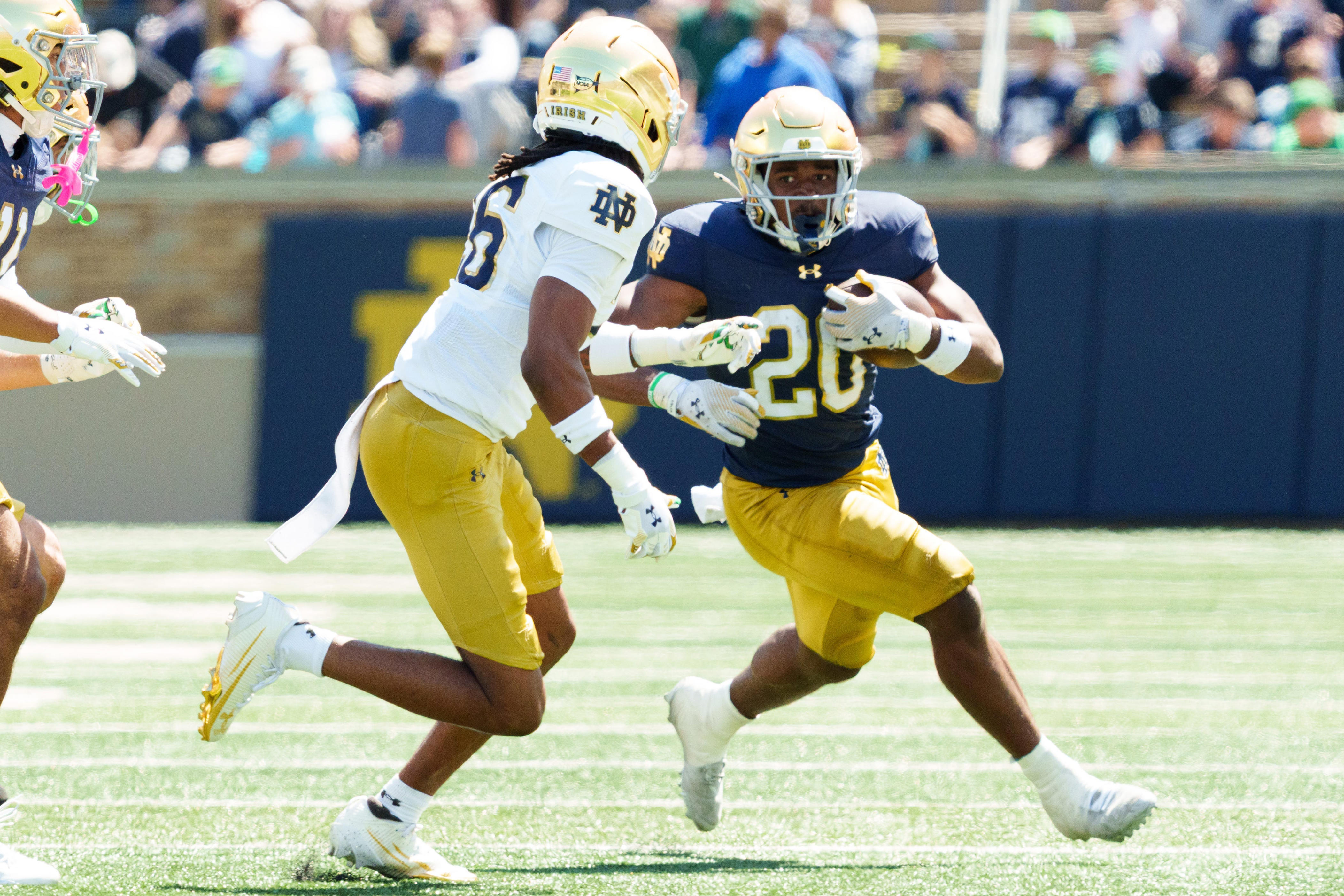Notre Dame running back Jonaz Walton sets school record vs Stanford