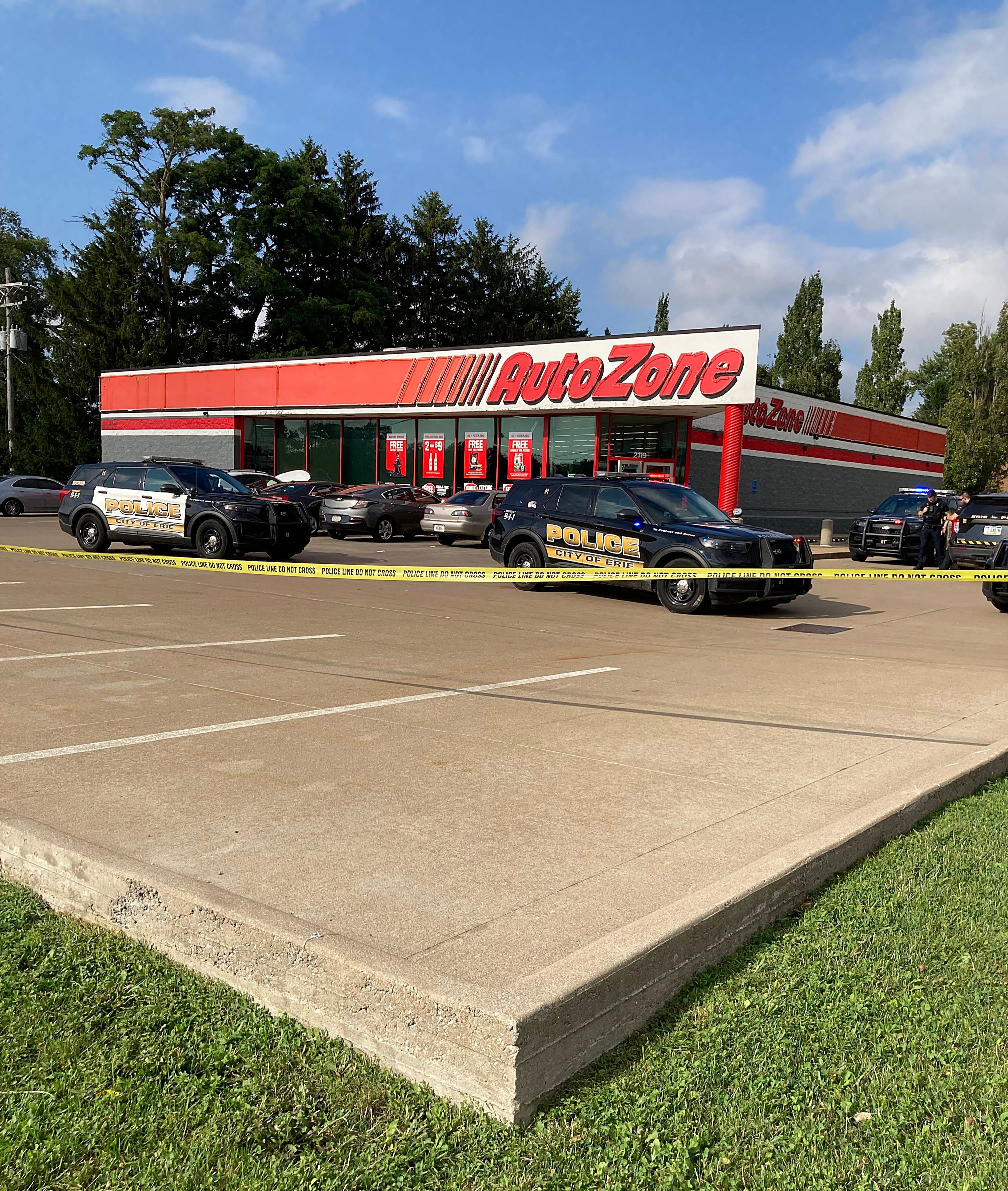 One person suffers serious injury in shooting outside Erie AutoZone