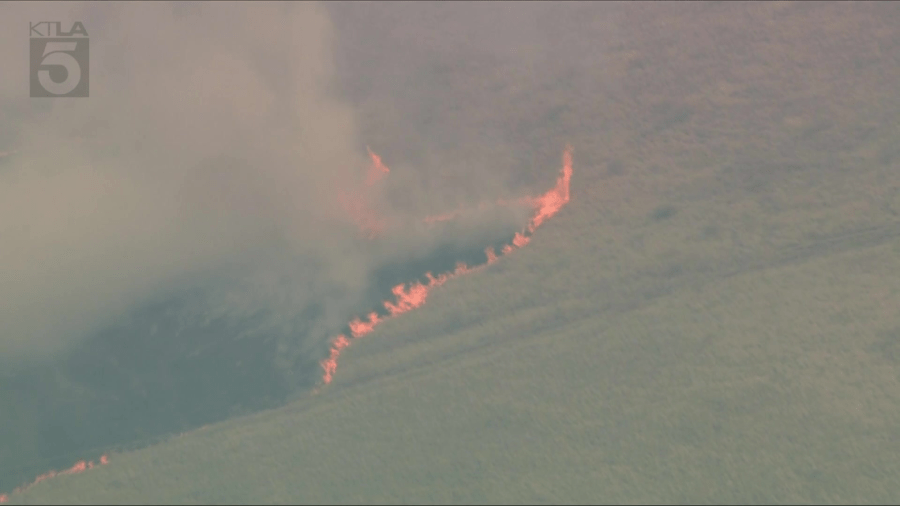 Ridge fire explodes to 1,000 acres, snarls Grapevine traffic