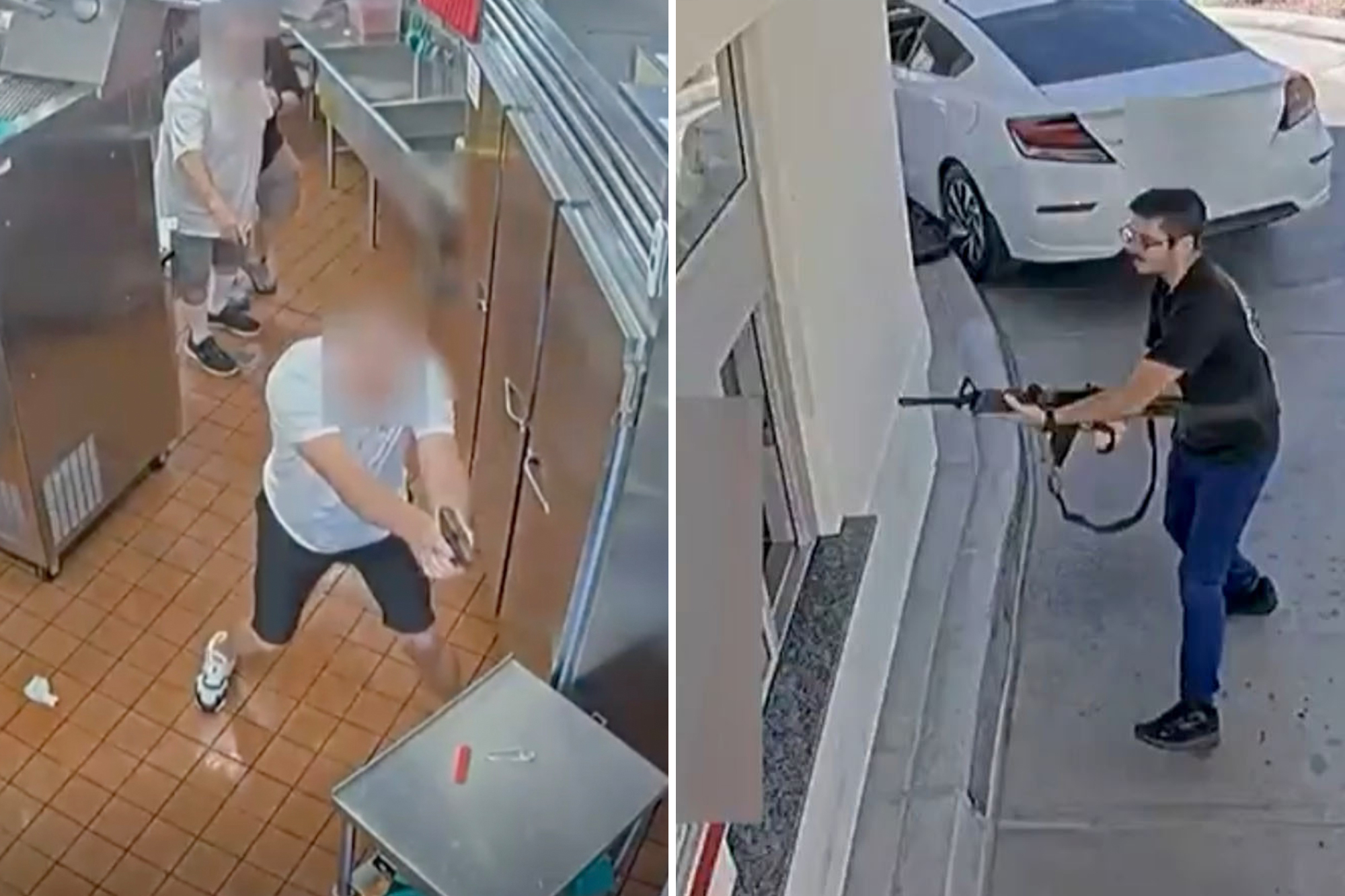 Surveillance video shows heroes firing back at Idaho In-N-Out shooter Chad Williams: 'Saving lives'