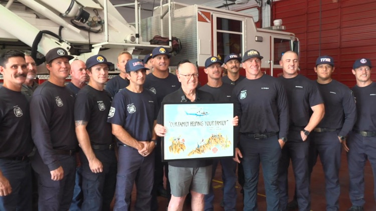 Disney animator, director meets rescuers who saved him while hiking