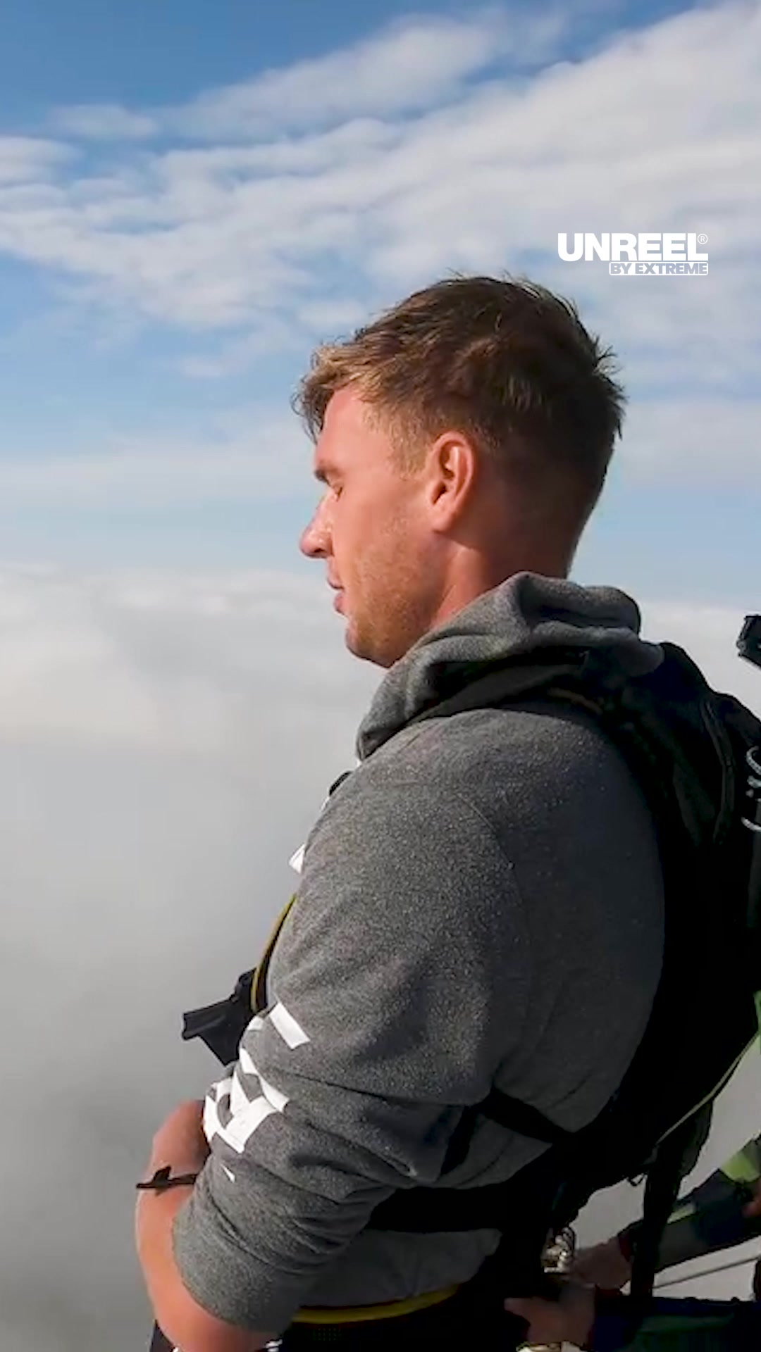 Rope jumping into the clouds: Epic freefall adventure & conquering fear!