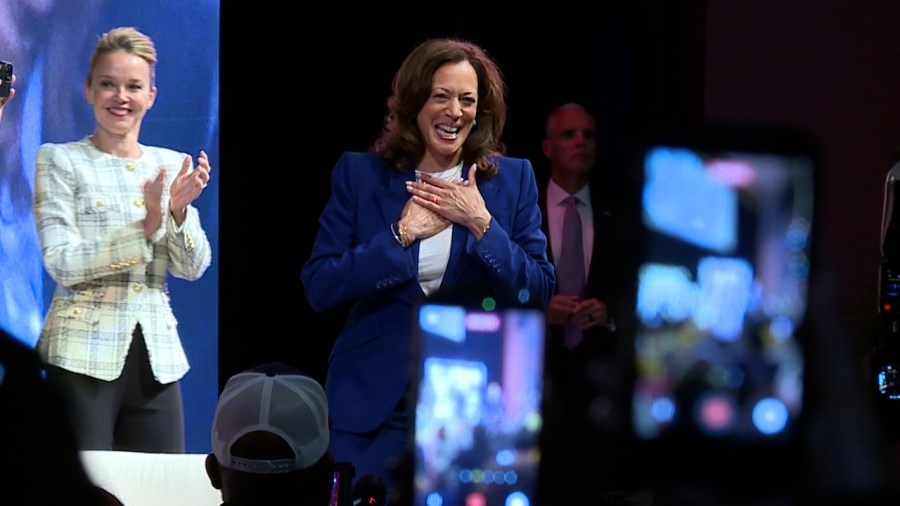 ‘You're the future of our country': Kamala Harris speaks to New Orleans students