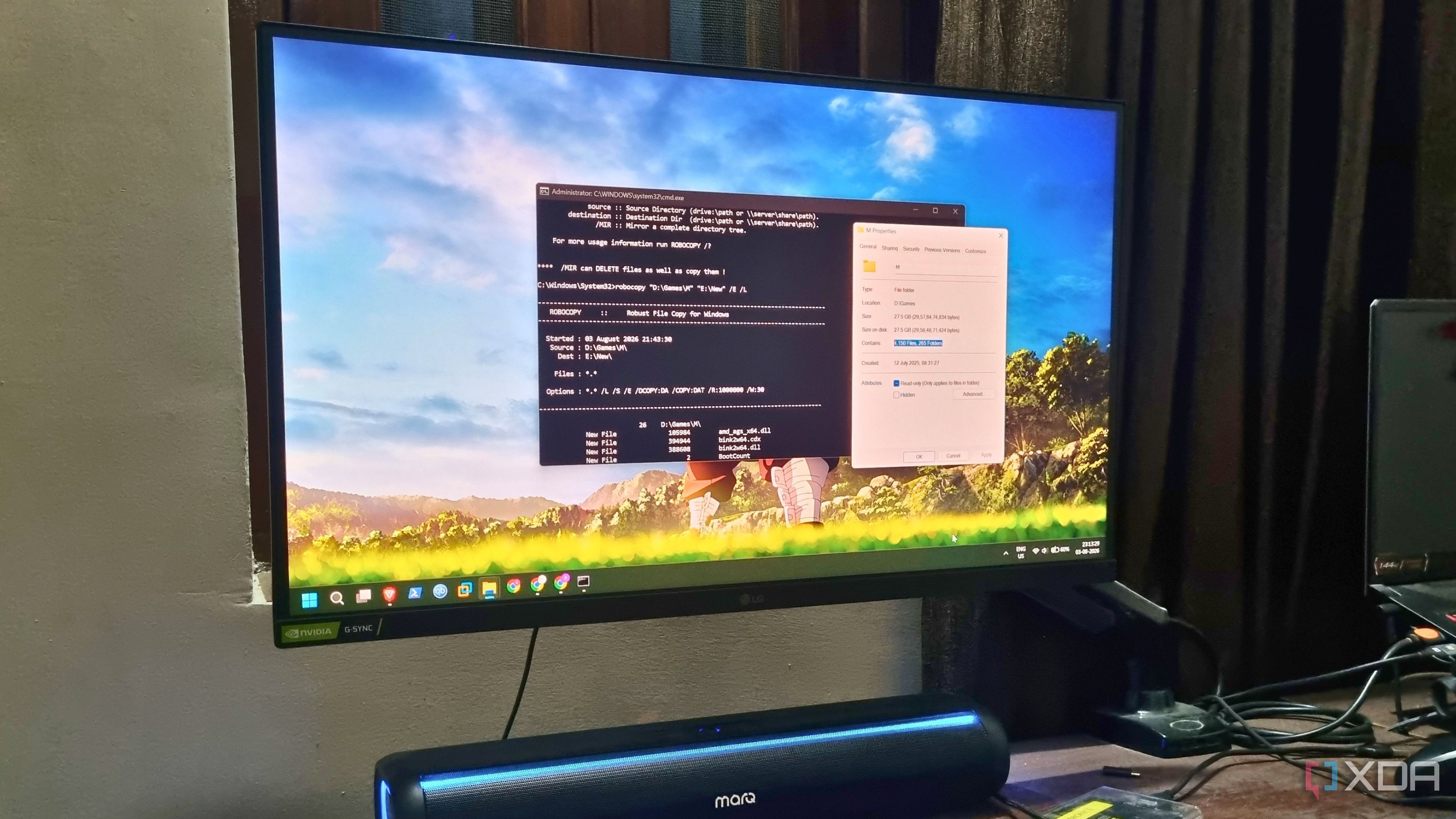 Robocopy is still the fastest way to copy thousands of files on Windows ...