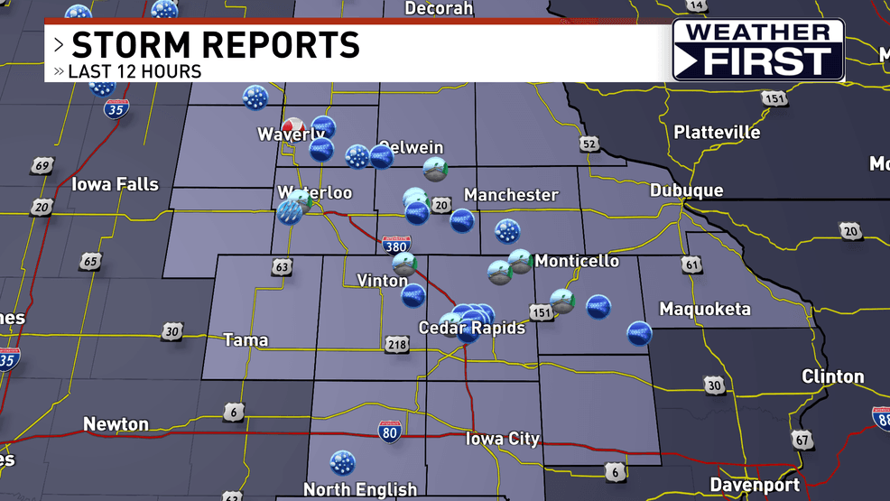 Severe threat winding down Friday evening
