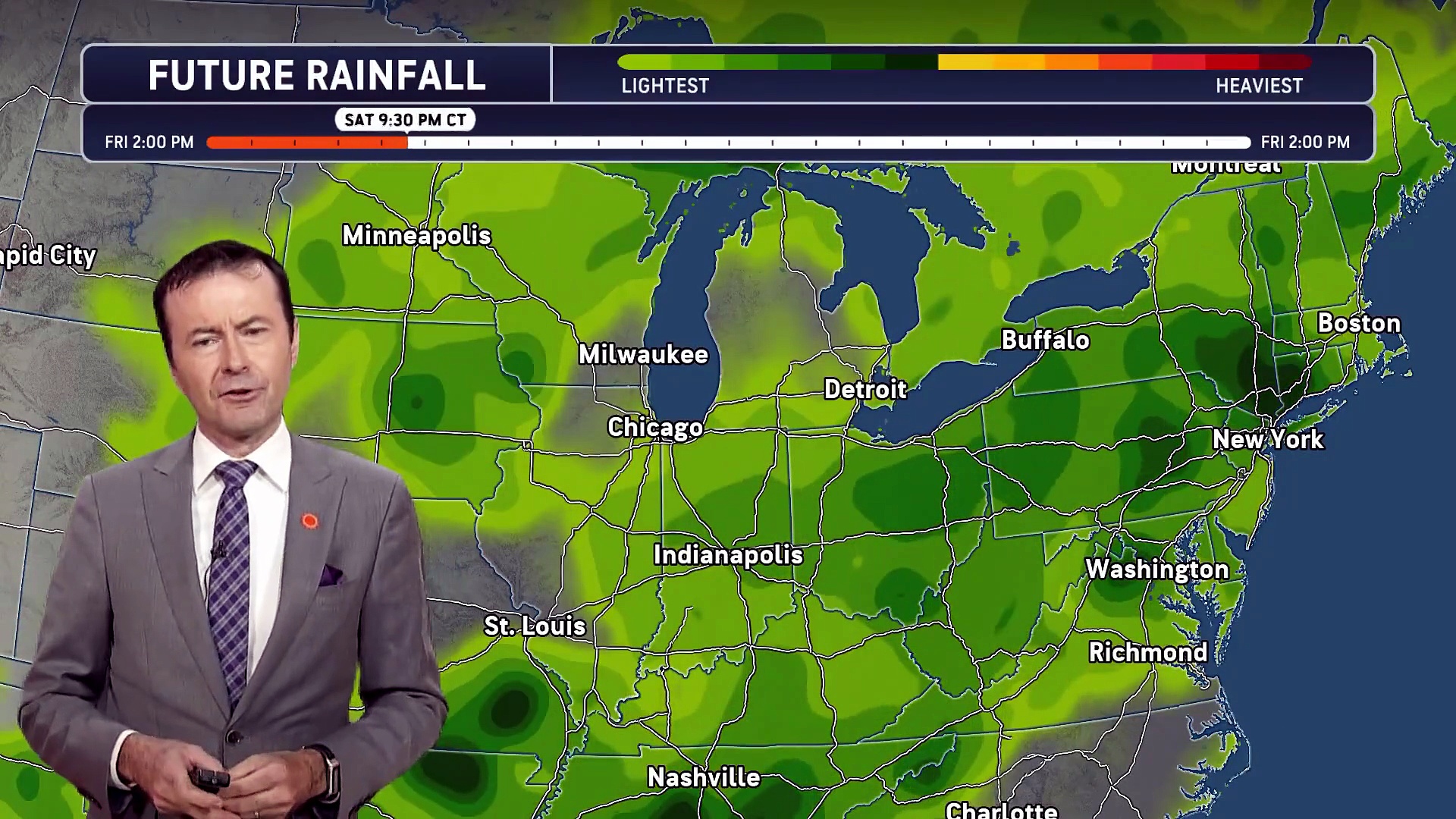 Stormy pattern for Midwest on the horizon