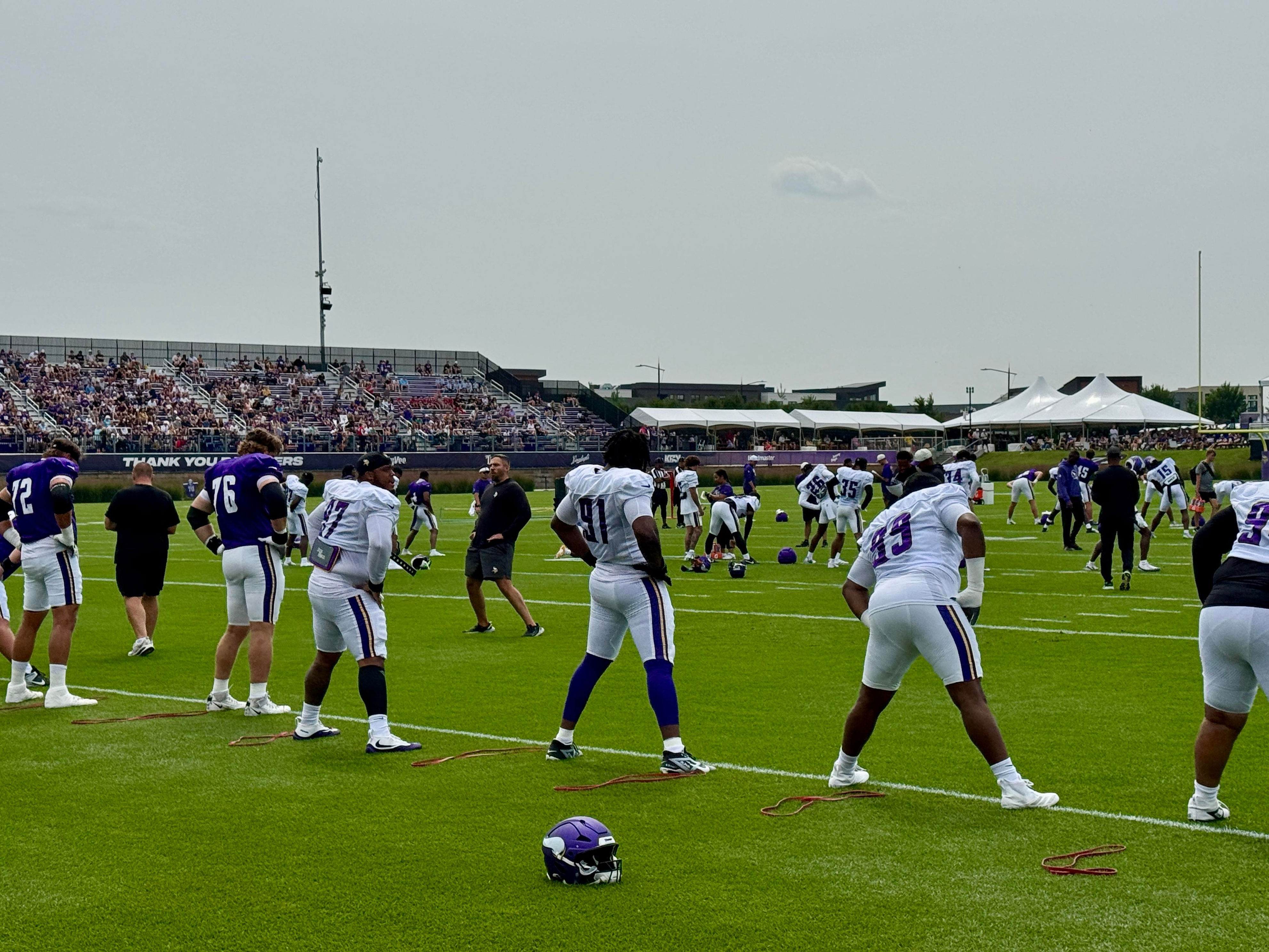 Vikings training camp notes: 8/7 edition
