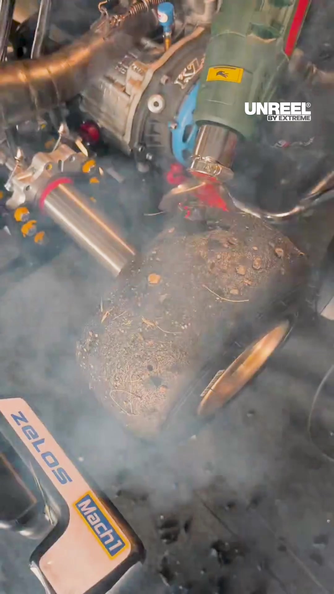 Satisfying tire scraping: Go-kart maintenance & track prep with Zelos Mach1
