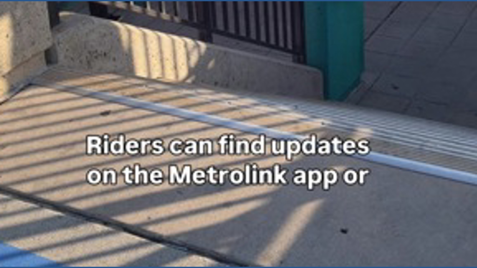 Metrolink suspends service because of high tides